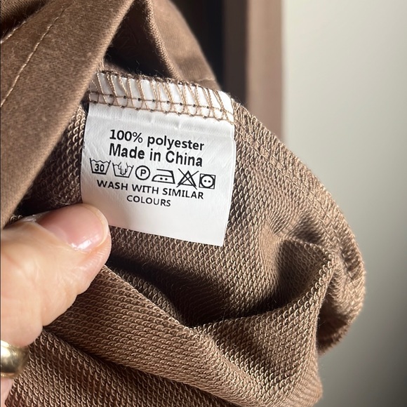 Zanzea Collection Brown Long Sleeve Baby Doll Mini Dress Sz 4XL - Picture 5 of 9